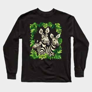 Zebra Lightning Zeal Long Sleeve T-Shirt